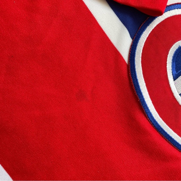 Vintage NHL Montreal Canadiens CCM Red Hockey Jersey | Size M - Picture 6 of 8